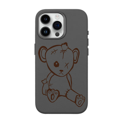 BABY BEAR-iPhone 14 Pro Max Leather Premium Kılıf MagSafe Özellikli