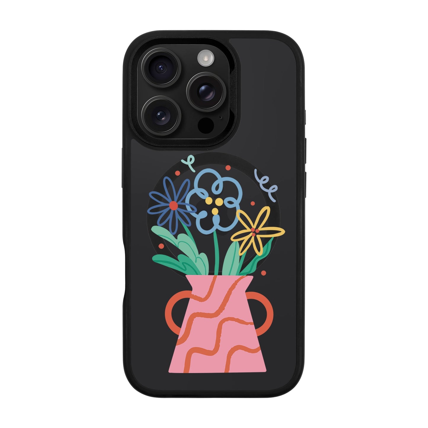 PINK VASE-iPhone 16 Pro Rise Kılıf MagSafe Özellikli