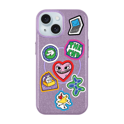 TŌTEN STICKERZ-iPhone 15 Plus Radiant Kılıf MagSafe Özellikli