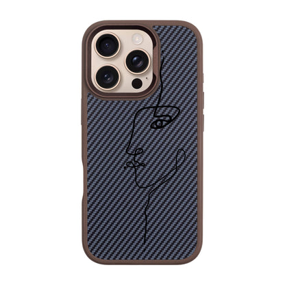 FACE-iPhone 16 Pro Plaid Kılıf MagSafe Özellikli