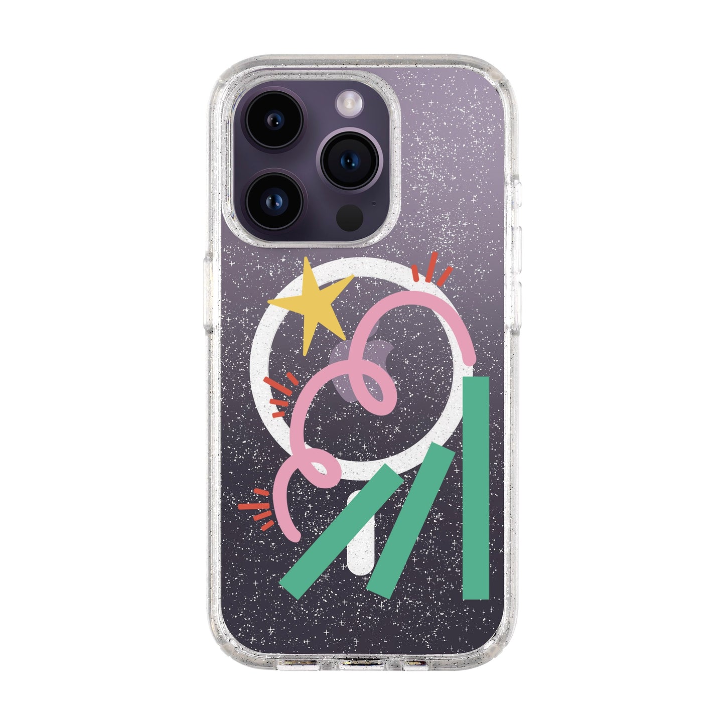 DOMINO-iPhone 14 Pro Shiny Kılıf MagSafe Özellikli