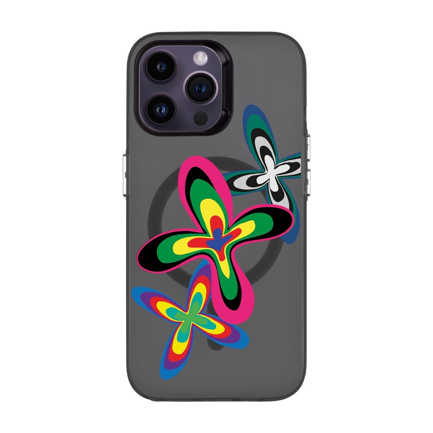COLOR FLOWER-iPhone 14 Pro Max Hold Kılıf MagSafe Özellikli