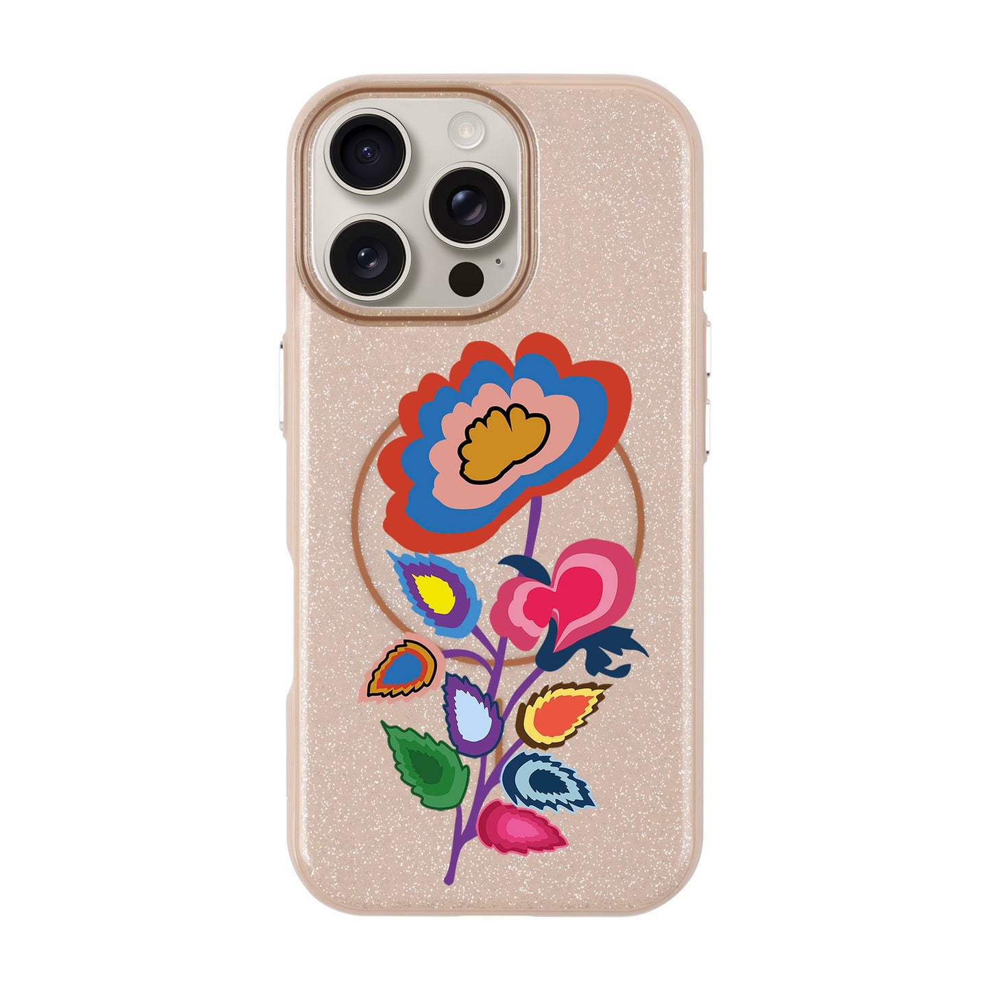 KNITTED FLOWER-iPhone 16 Pro Max Radiant Kılıf MagSafe Özellikli