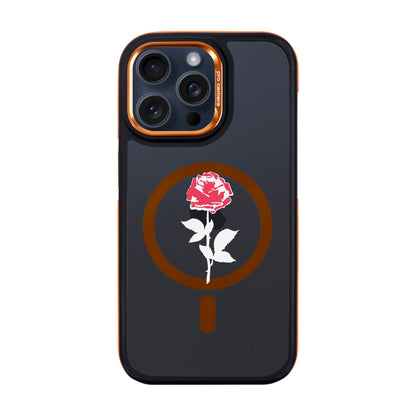 NATUREL ROSE-iPhone 15 Pro Max Dark Kılıf MagSafe Özellikli
