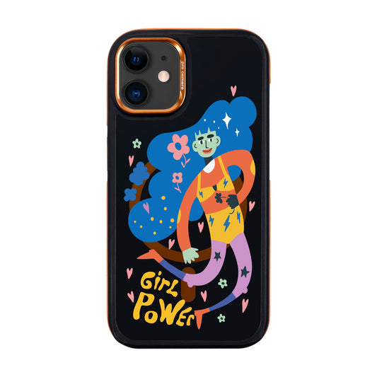 GIRL POWER-iPhone 11 Dark Kılıf MagSafe Özellikli