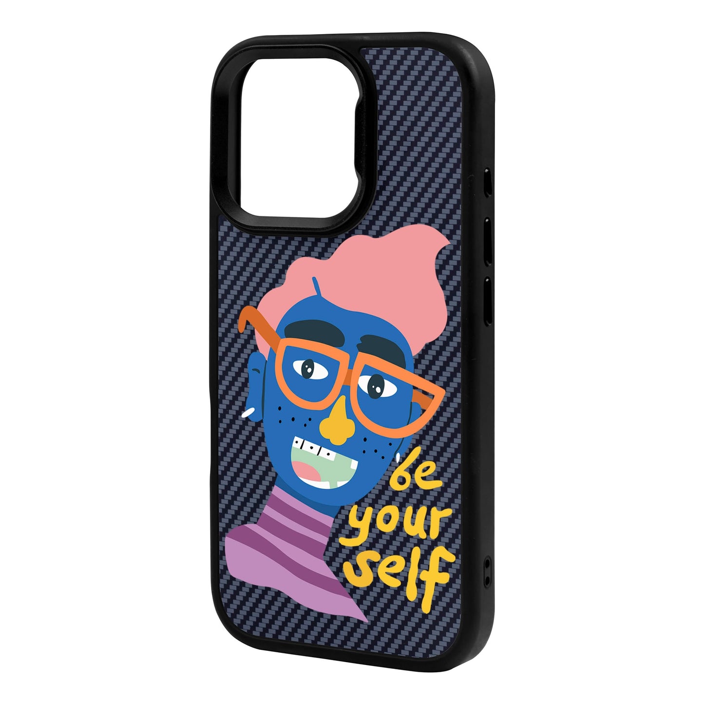 BE YOUR SELF-iPhone 16 Pro Max Plaid Kılıf MagSafe Özellikli