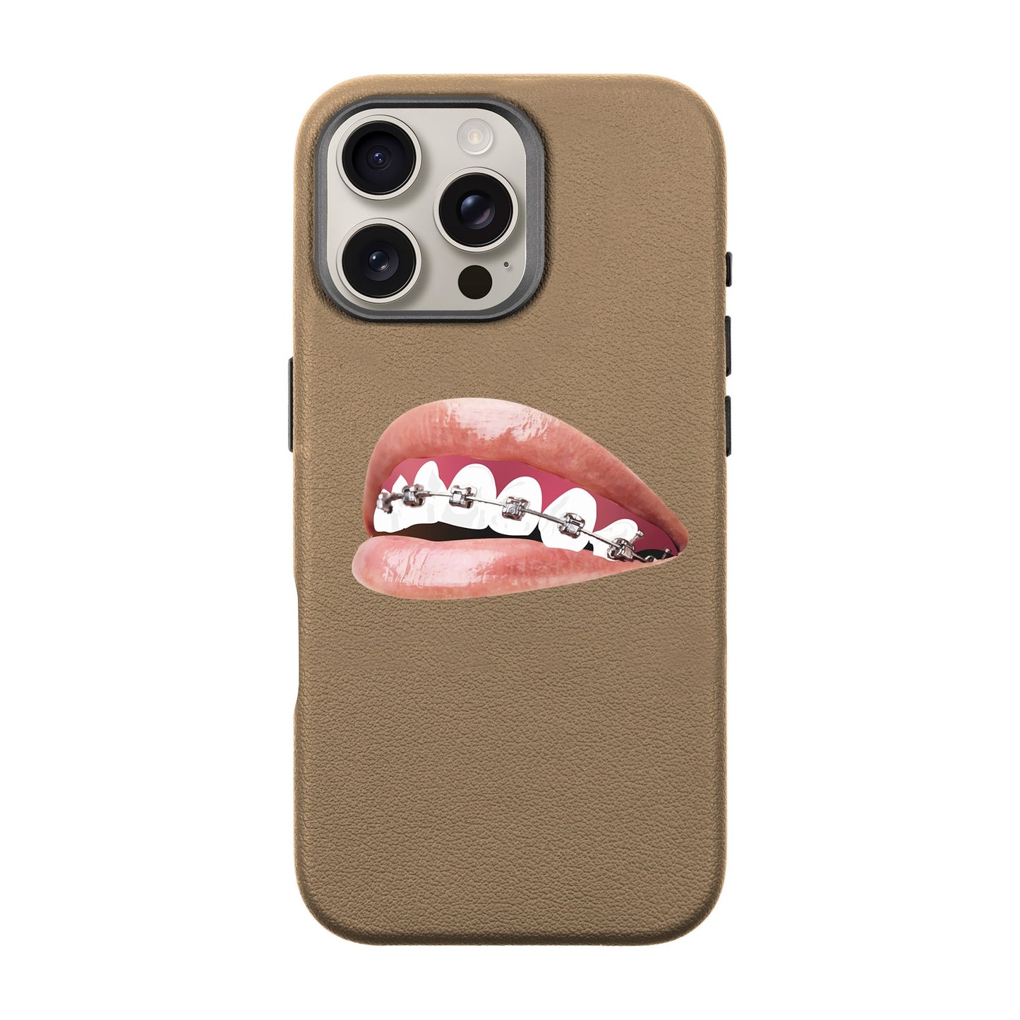 ORTHODONTIST-iPhone 16 Pro Max Leather Premium Kılıf MagSafe Özellikli