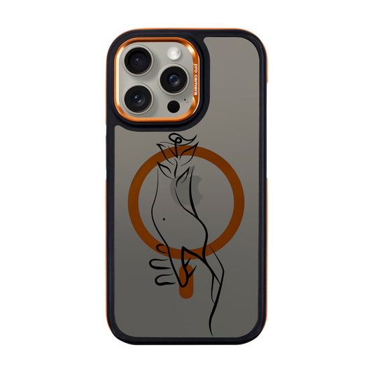 TOUCH-iPhone 15 Pro Max Dark Kılıf MagSafe Özellikli
