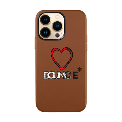 BOUNCE-iPhone 13 Pro Max Leather Kılıf