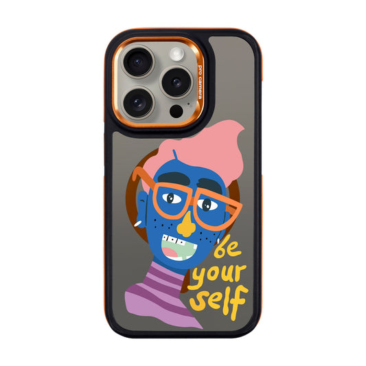 BE YOUR SELF-iPhone 15 Pro Dark Kılıf MagSafe Özellikli