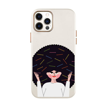 TANGLES OF HAPPINESS-iPhone XR Leather Kılıf