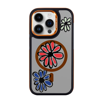 FLORIST-iPhone 14 Pro Dark Kılıf MagSafe Özellikli