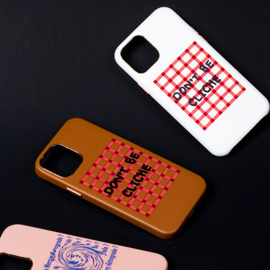 DON'T BE CLICHE-iPhone 11 Pro Max Leather Kılıf
