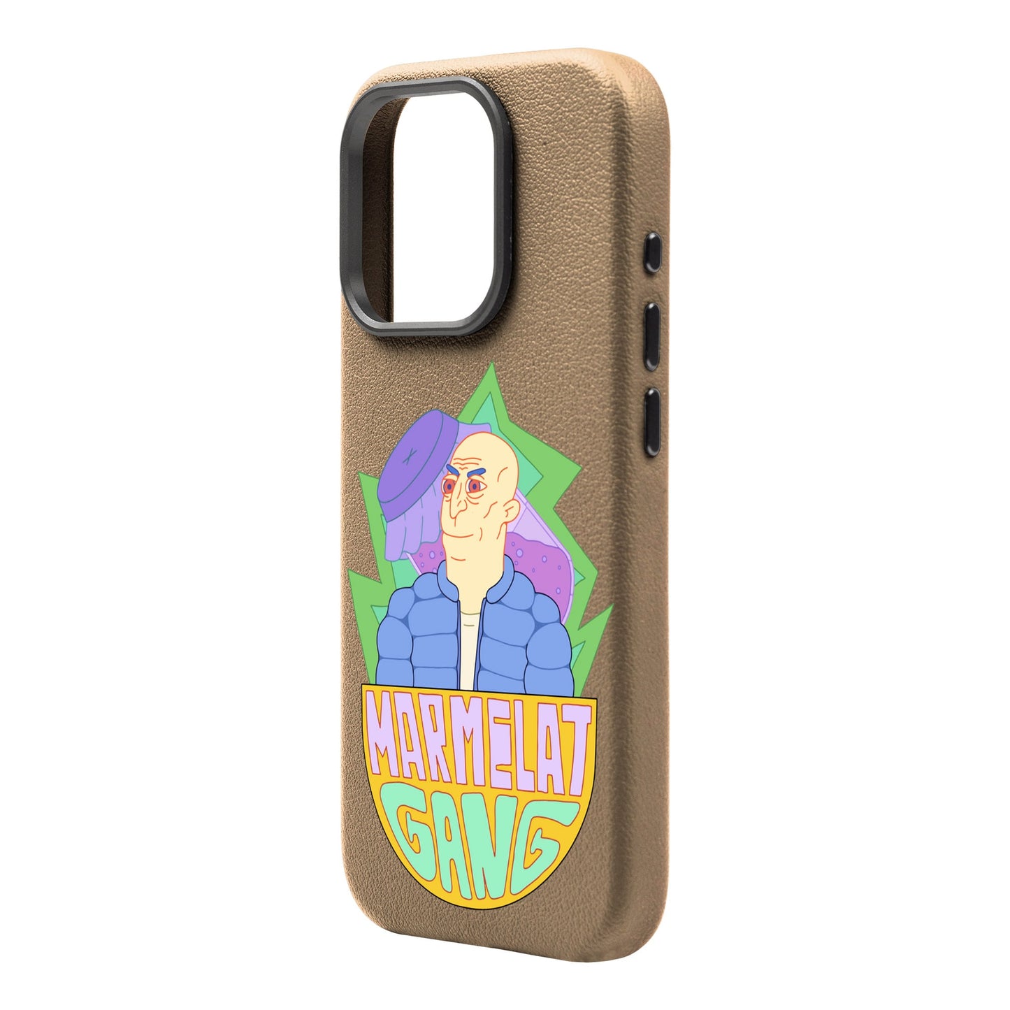 MARMELAT GANG-iPhone 16 Pro Max Leather Premium Kılıf MagSafe Özellikli