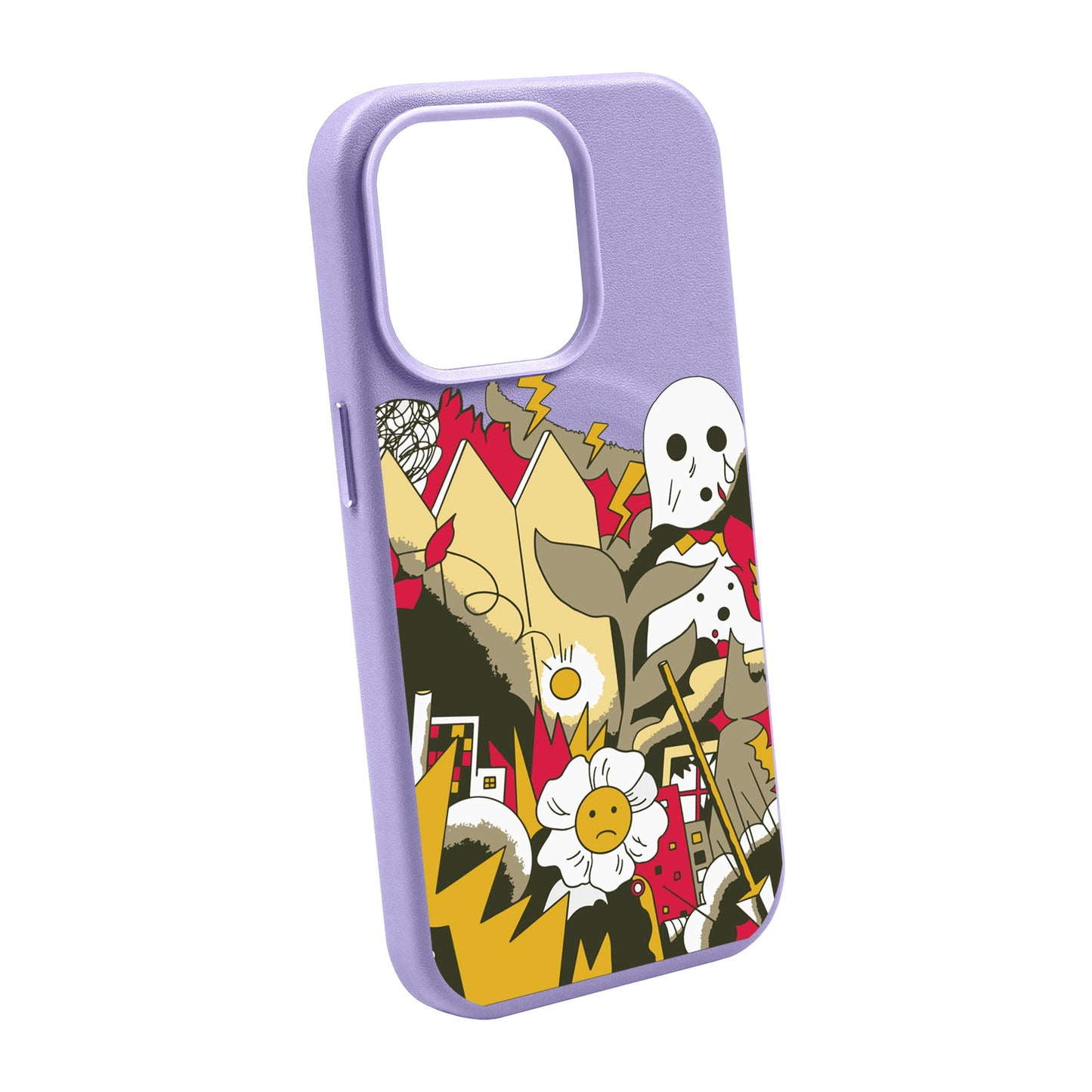 EVERYTHING IS BURNING-Leather Kılıf MagSafe Özellikli - iPhone 13