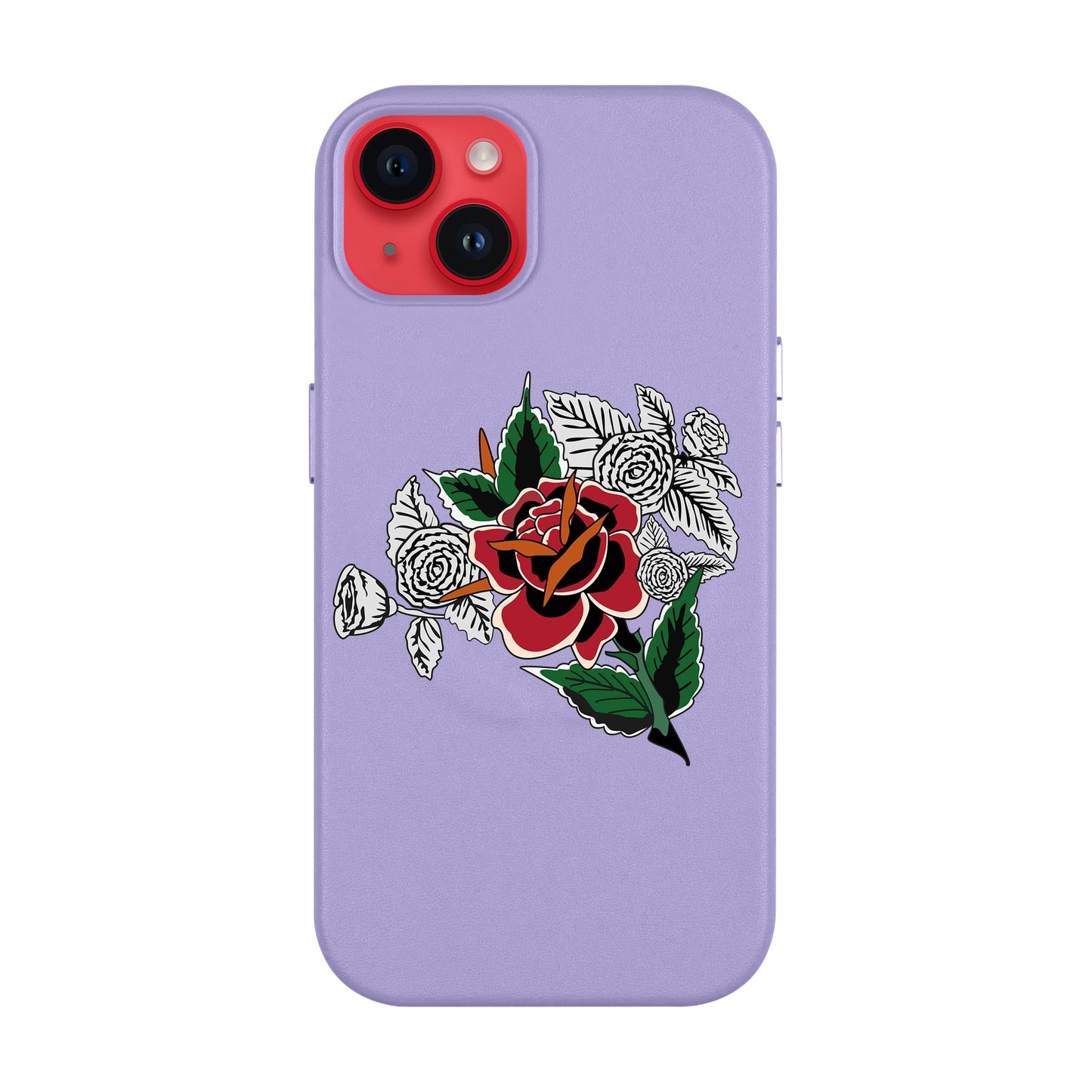 DRY ROSE-iPhone 14 Plus Leather Kılıf MagSafe Özellikli