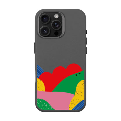 FLAG-iPhone 16 Pro Max Leather Premium Kılıf MagSafe Özellikli