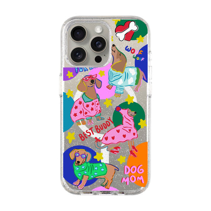 DOG MOM-iPhone 15 Pro Max Shiny Kılıf MagSafe Özellikli