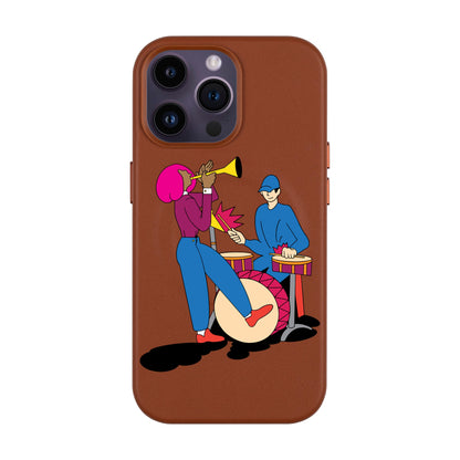 JAM-iPhone 14 Pro Max Leather Kılıf MagSafe Özellikli