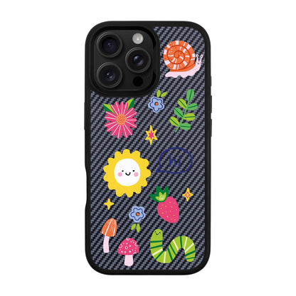 HELLO NATURE-iPhone 16 Pro Max Plaid Kılıf MagSafe Özellikli