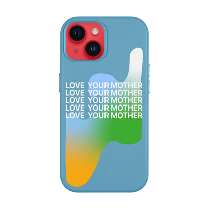 LOVE YOUR MOTHER-Leather Kılıf MagSafe Özellikli - iPhone 11
