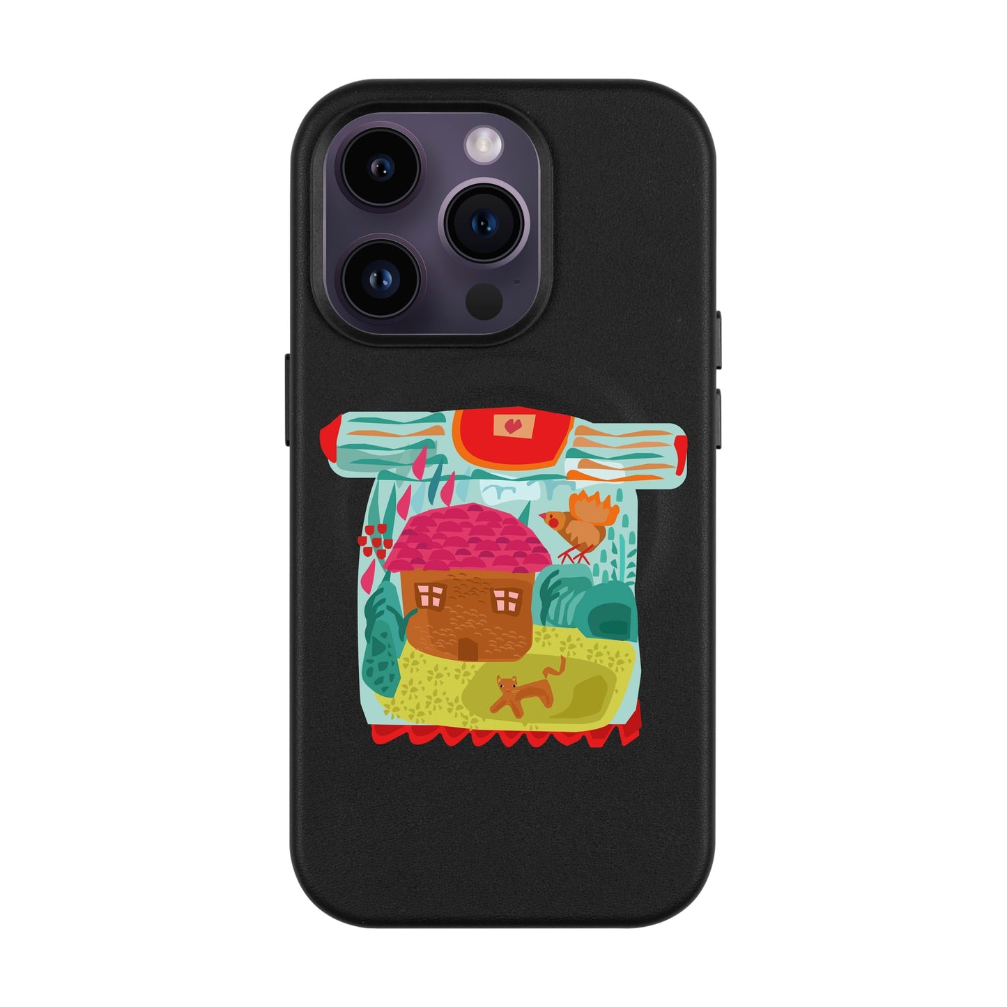 SİHİRLİ KAZAK-Leather Kılıf MagSafe Özellikli - iPhone 14 Pro