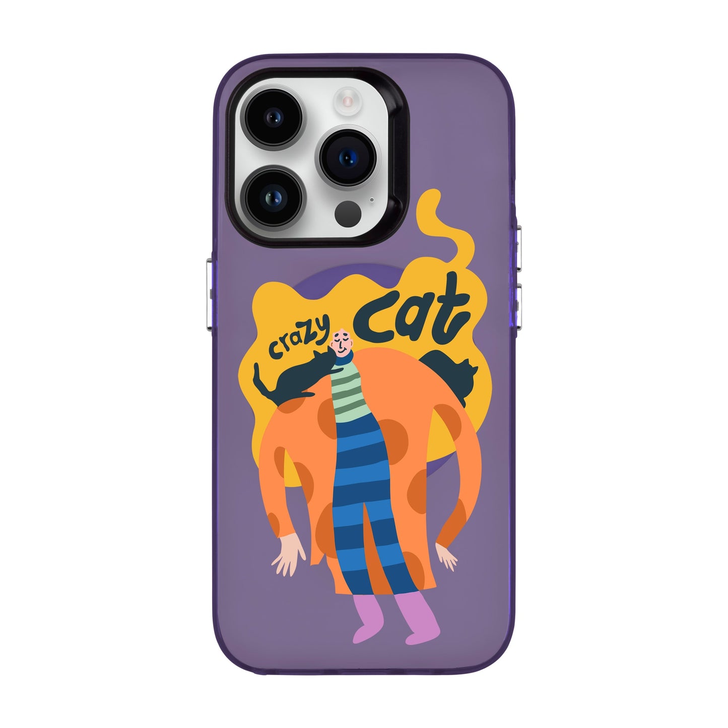 CRAZY CAT-iPhone 14 Pro Hold Kılıf MagSafe Özellikli