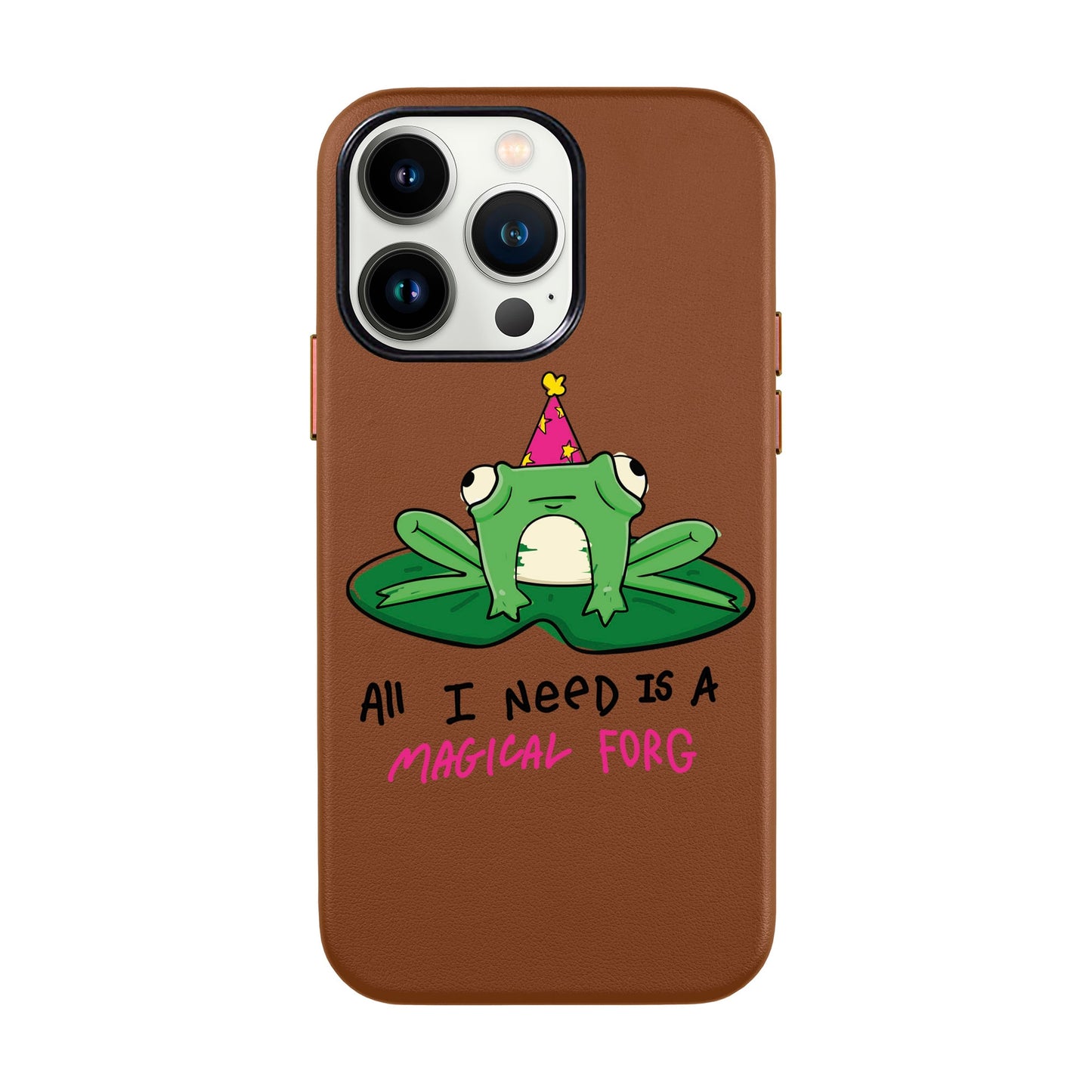 FORG-iPhone 13 Pro Max Leather Kılıf