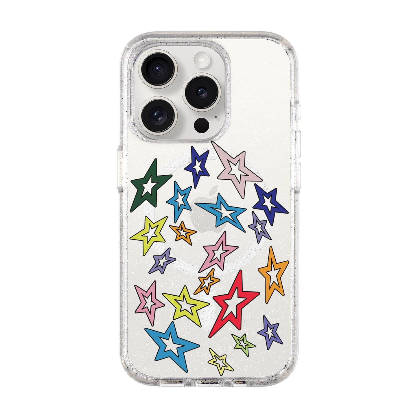 STAR-Shiny Kılıf MagSafe Özellikli - iPhone 15 Pro