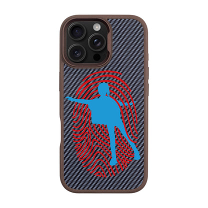 FINGERMARK-iPhone 16 Pro Max Plaid Kılıf MagSafe Özellikli