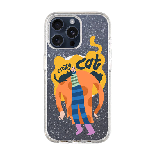 CRAZY CAT-iPhone 15 Pro Max Shiny Kılıf MagSafe Özellikli