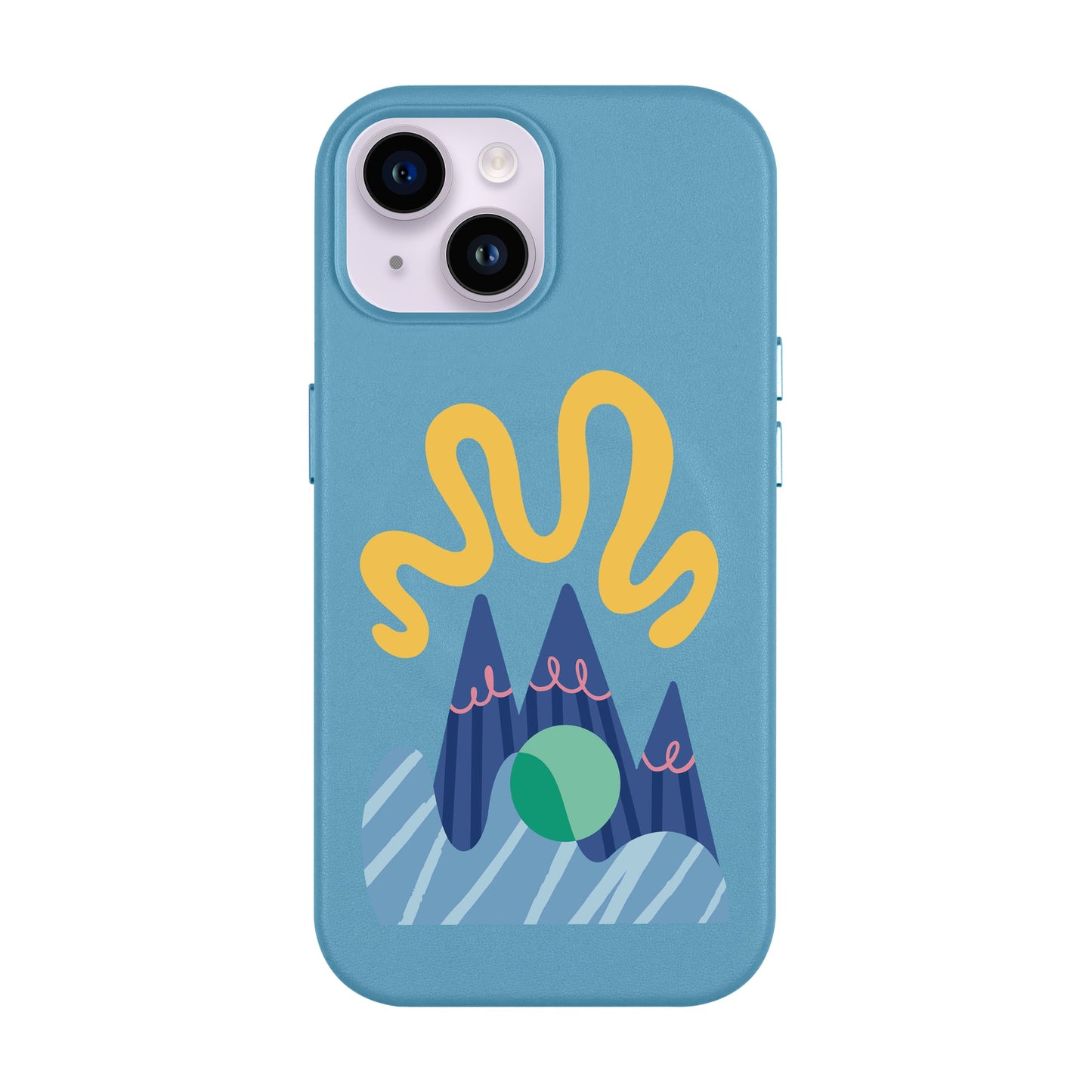 MOUNTAIN-Leather Kılıf MagSafe Özellikli - iPhone 13