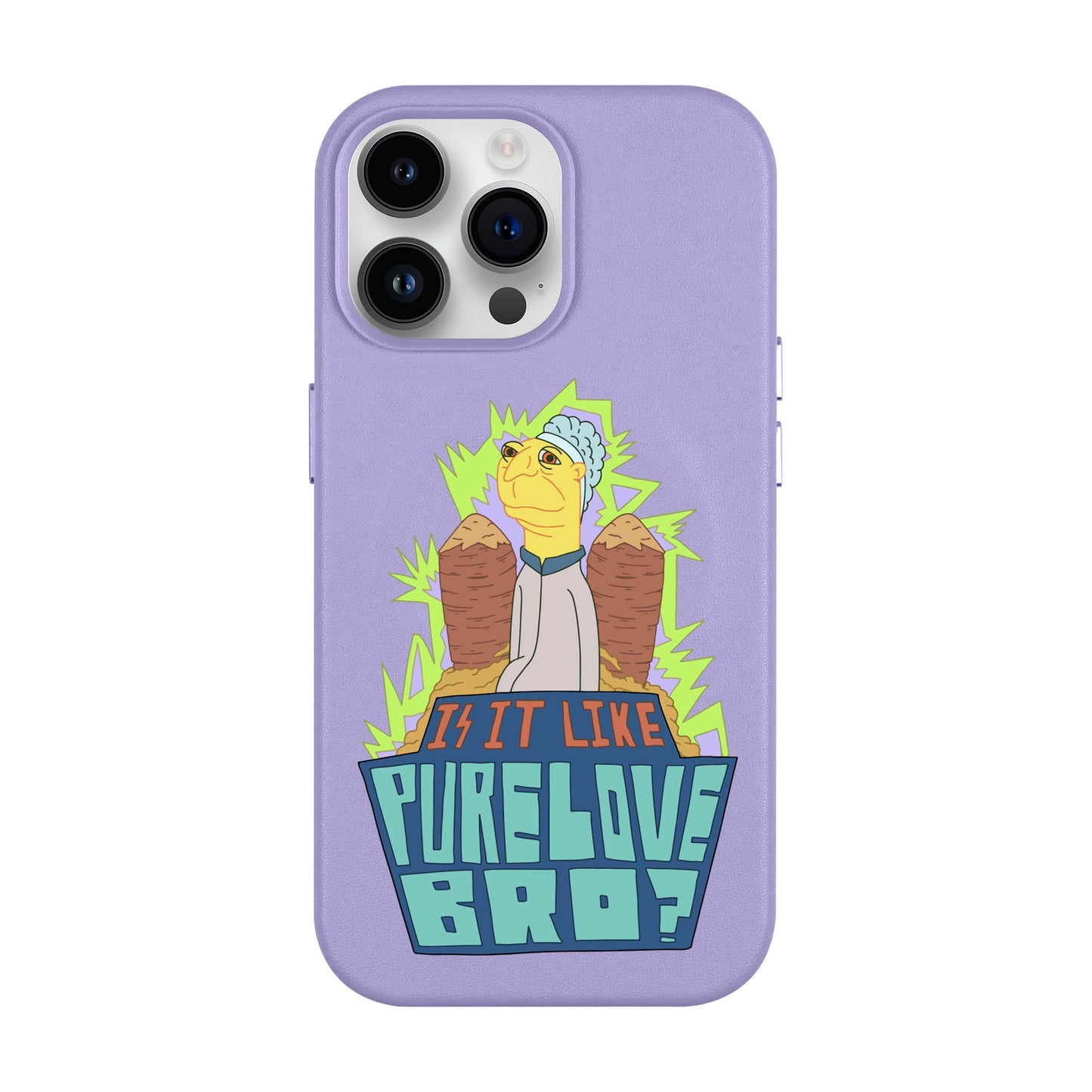 PURE LOVE-iPhone 14 Pro Max Leather Kılıf MagSafe Özellikli