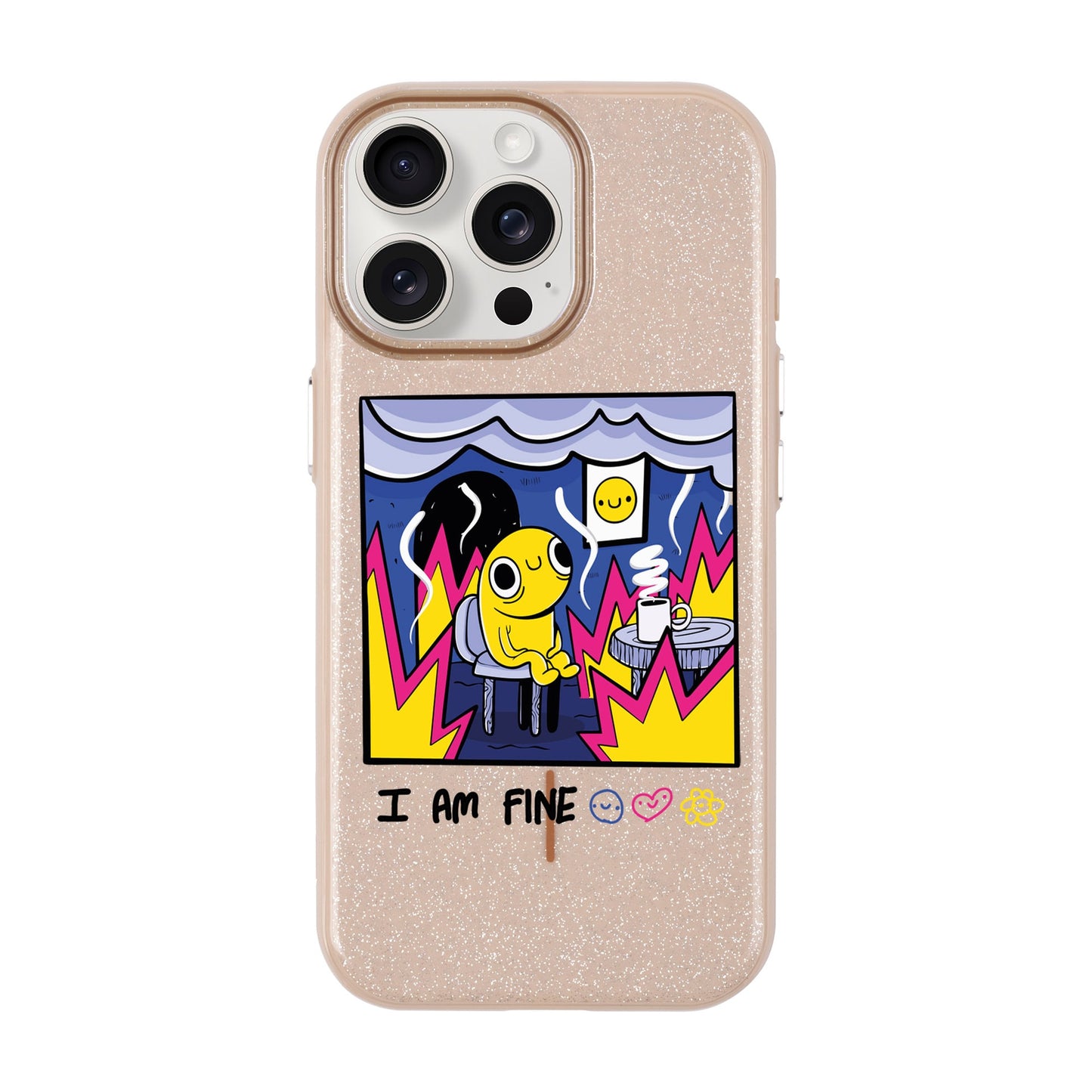 I AM FINE-iPhone 15 Pro Max Radiant Kılıf MagSafe Özellikli