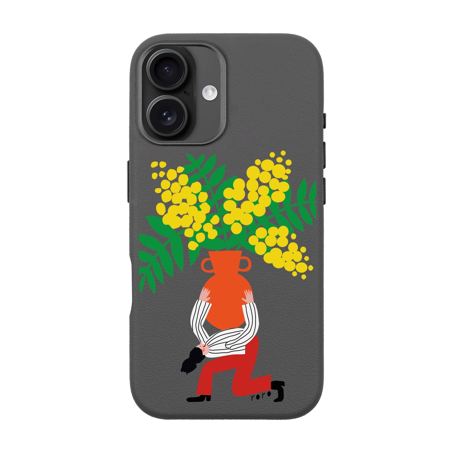 VASE-iPhone 16 Leather Premium Kılıf MagSafe Özellikli