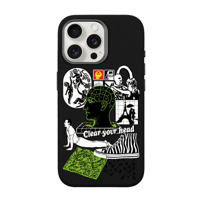 CLEAR YOUR HEAD-iPhone 15 Pro Max Leather Premium Kılıf MagSafe Özellikli