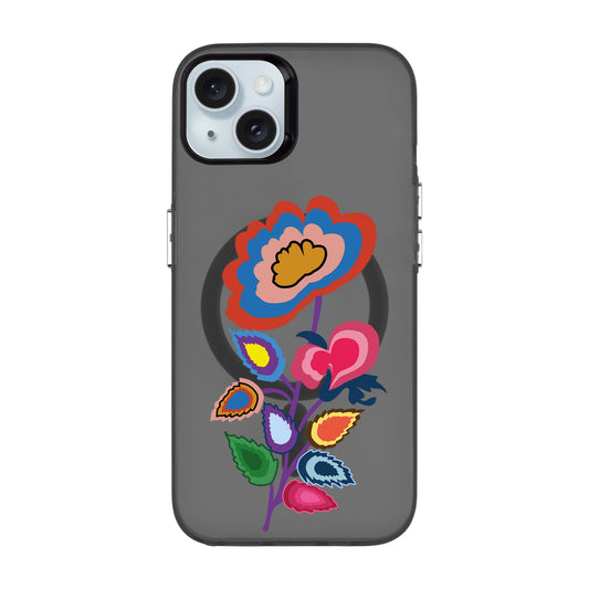 KNITTED FLOWER-iPhone 15 Plus Hold Kılıf MagSafe Özellikli