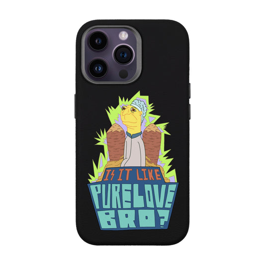 PURE LOVE-iPhone 14 Pro Max Leather Premium Kılıf MagSafe Özellikli