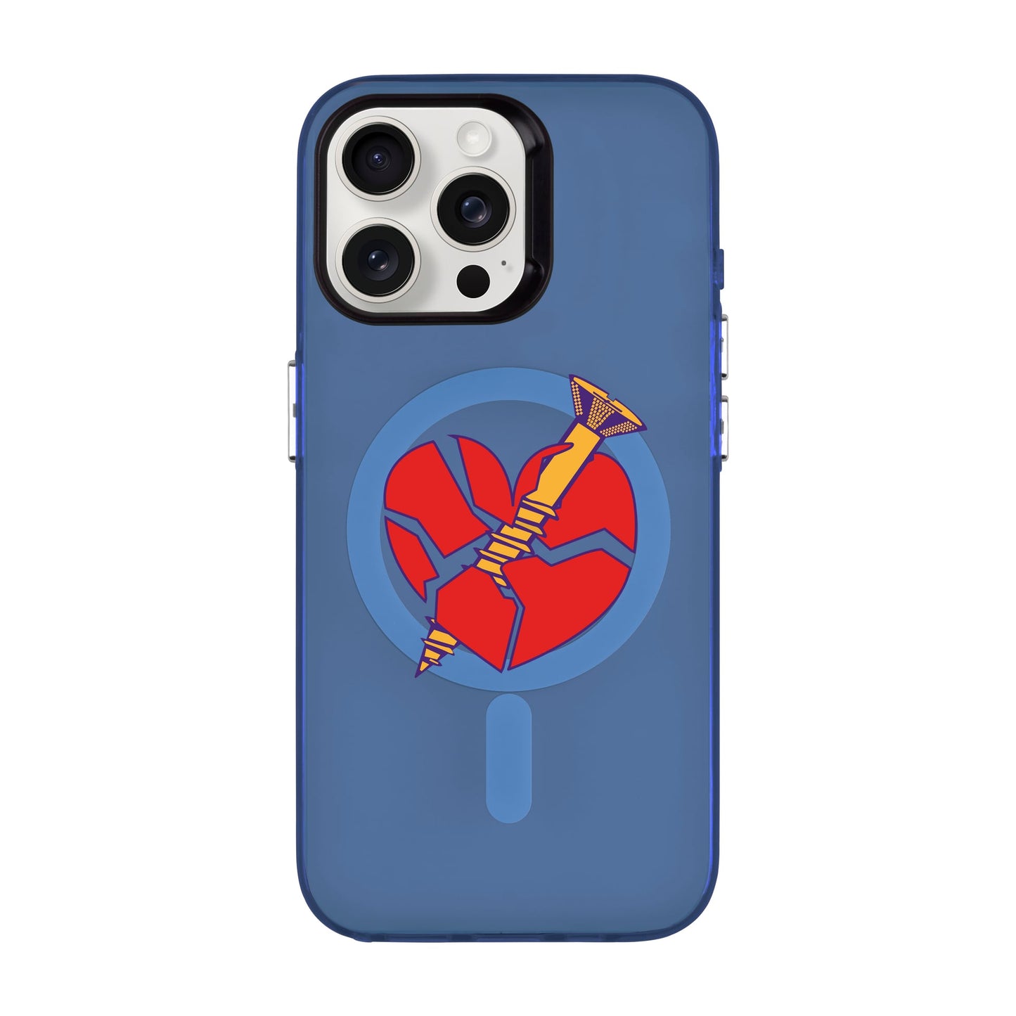 BROKEN HEART-iPhone 13 Pro Max Hold Kılıf MagSafe Özellikli