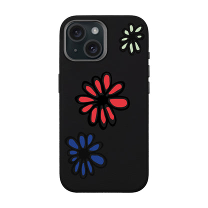 FLORIST-iPhone 15 Leather Premium Kılıf MagSafe Özellikli