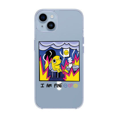 I AM FINE-iPhone 14 Plus Solid Kılıf MagSafe Özellikli