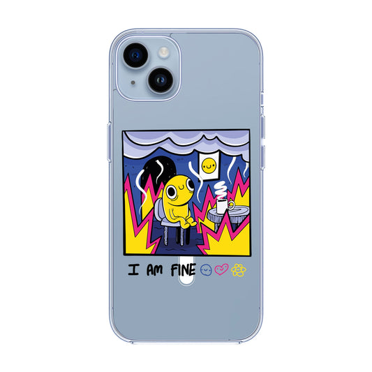 I AM FINE-iPhone 14 Plus Solid Kılıf MagSafe Özellikli