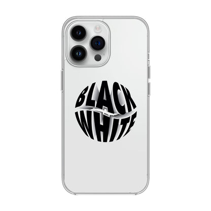 BLACK WHITE-iPhone 14 Pro Max Solid Kılıf