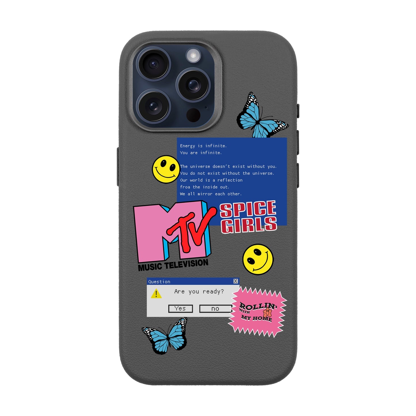 ARE YOU READY-iPhone 15 Pro Max Leather Premium Kılıf MagSafe Özellikli