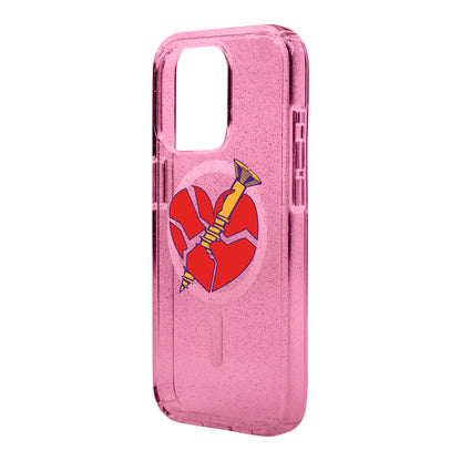 BROKEN HEART-iPhone 15 Pro Max Shiny Kılıf MagSafe Özellikli