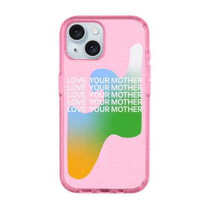 LOVE YOUR MOTHER-iPhone 15 Plus Shiny Kılıf MagSafe Özellikli