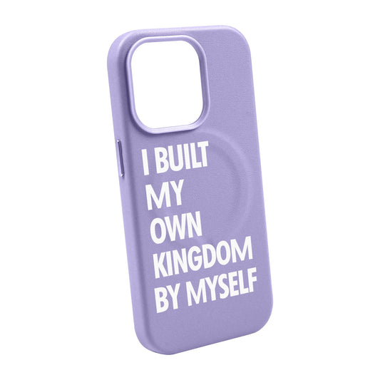 KINGDOM-iPhone 14 Pro Max Leather Kılıf MagSafe Özellikli