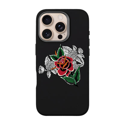 DRY ROSE-iPhone 16 Pro Leather Premium Kılıf MagSafe Özellikli