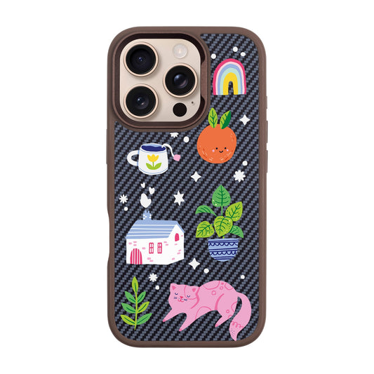 FRESH SPRING-iPhone 16 Pro Plaid Kılıf MagSafe Özellikli