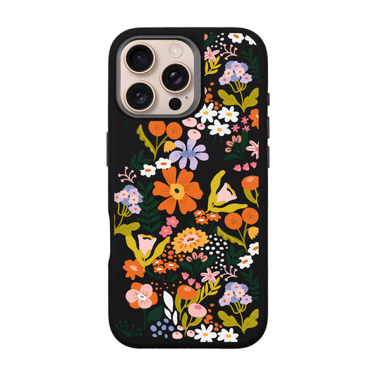 FLOWER-iPhone 16 Pro Max Leather Premium Kılıf MagSafe Özellikli